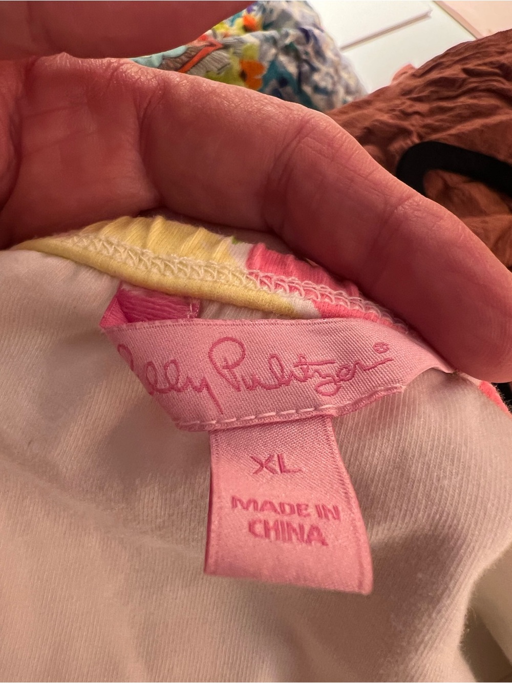 Lilly Pulitzer Strapless Floral Dress in Yellow, Pink and Blue - Picture 4 of 4